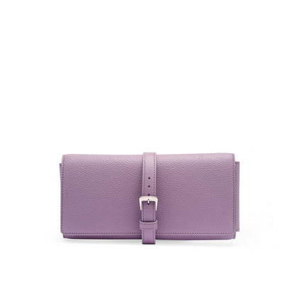 Travel Jewel Roll in Pebble Grain Leather