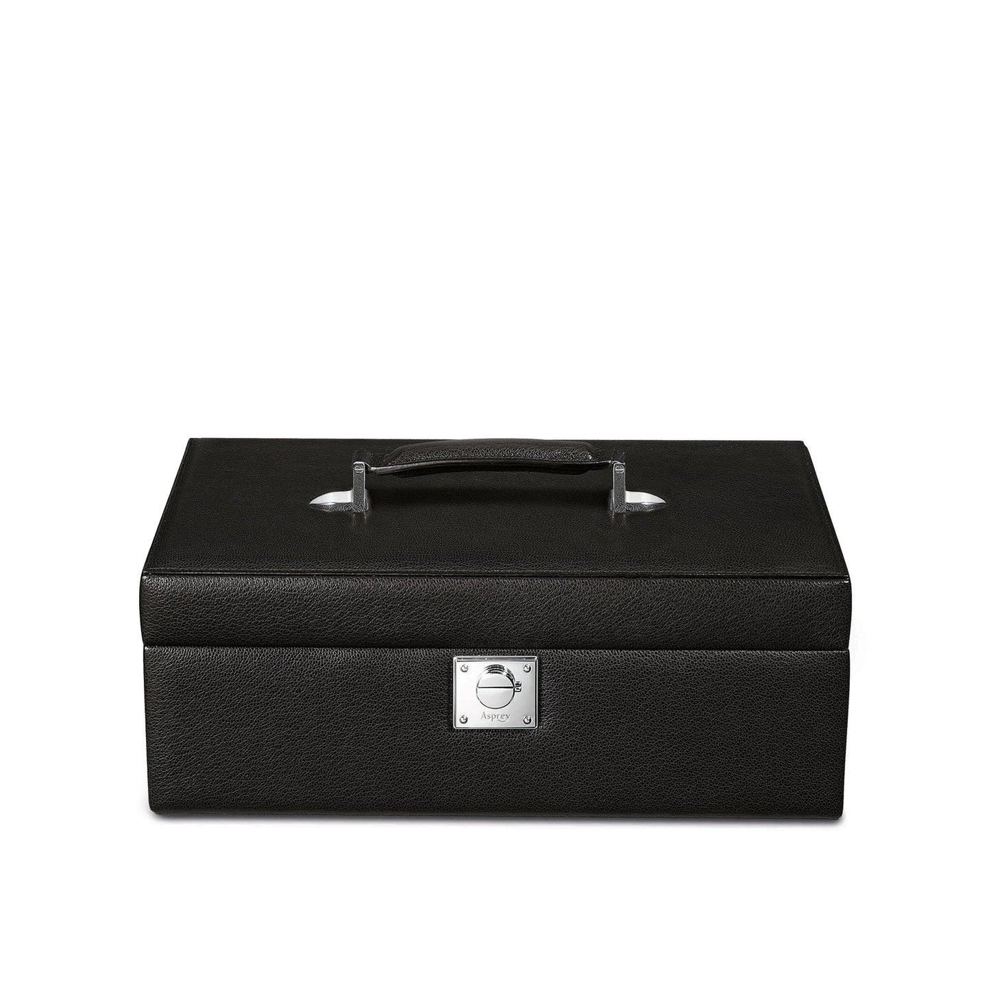 Leigh Large Jewel Case in Pebble Grain Leather
