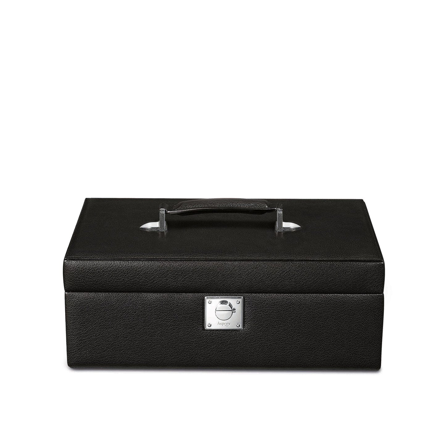 Leigh Large Jewel Case in Pebble Grain Leather