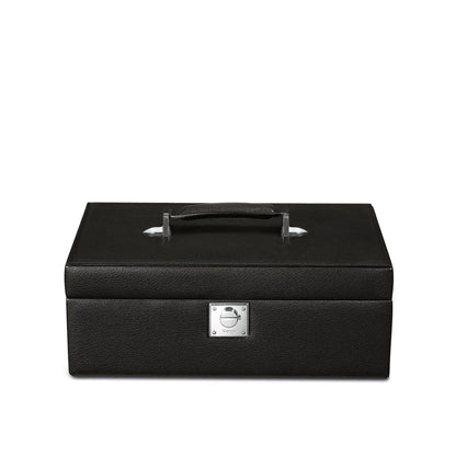Leigh Large Jewel Case in Pebble Grain Leather