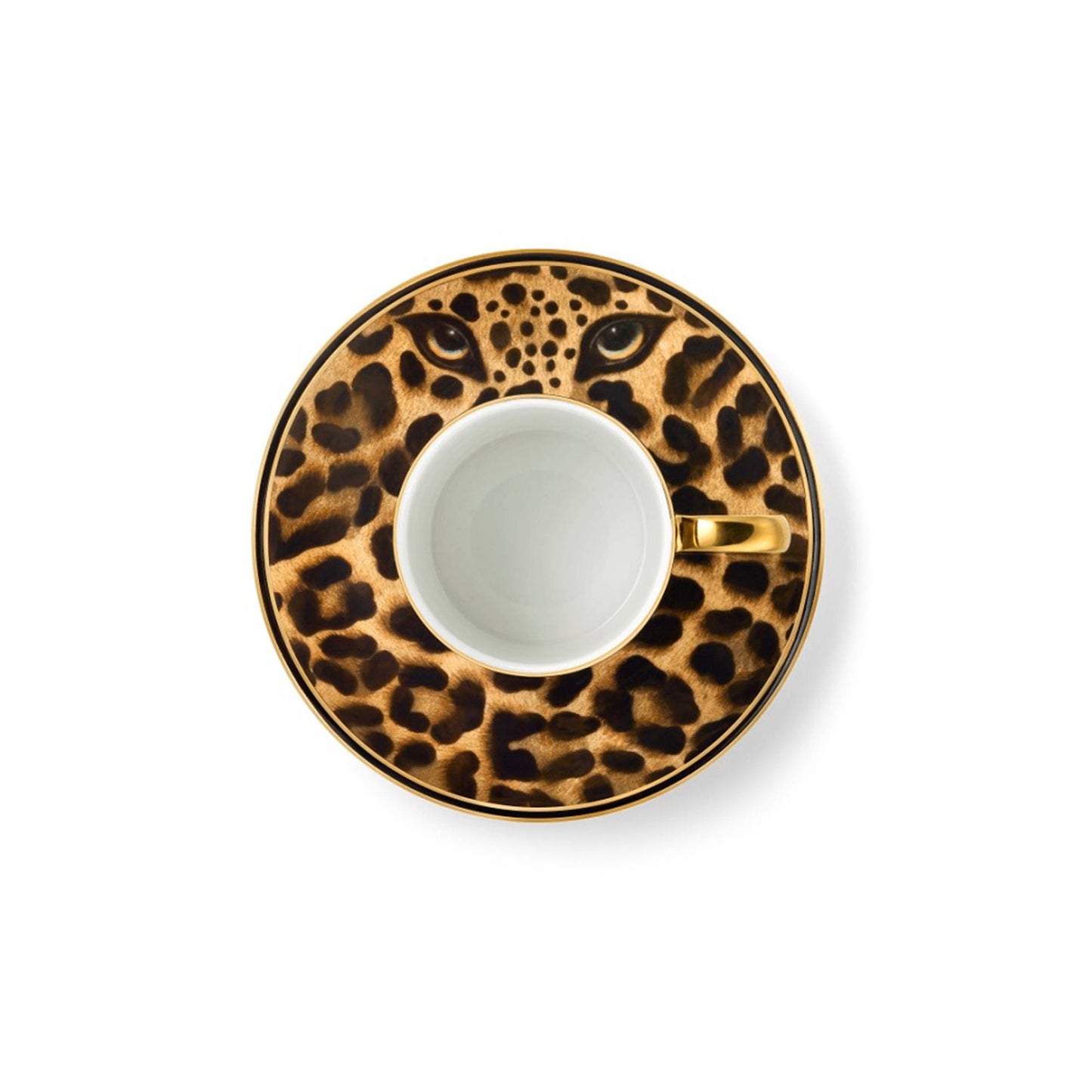 Leopard Espresso Cup and Saucer