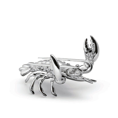 Lobster Place Card Holders in Sterling Silver, Set of 4