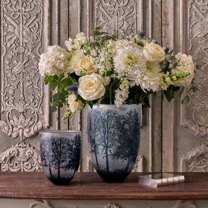 Large Four Seasons Winter Vase