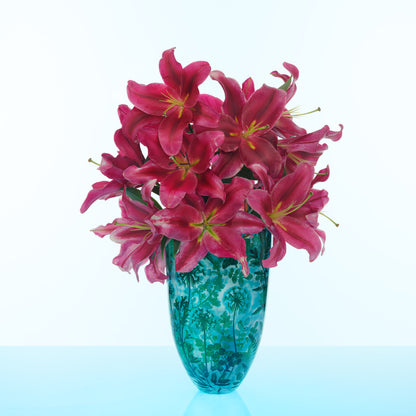 Large Four Seasons Spring Vase