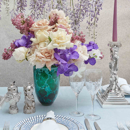 Bubbles Red Wine Glass