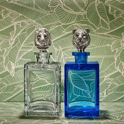 Lion Head Crystal Decanter