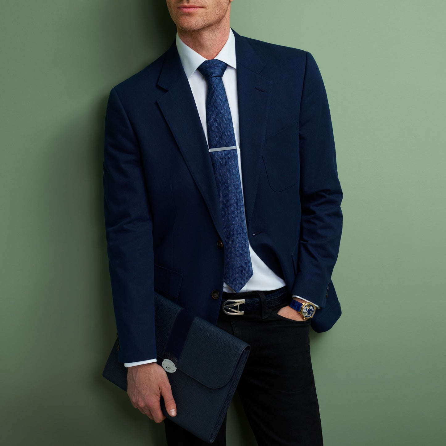 40 mm Burlington Belt Buckle in Sterling Silver