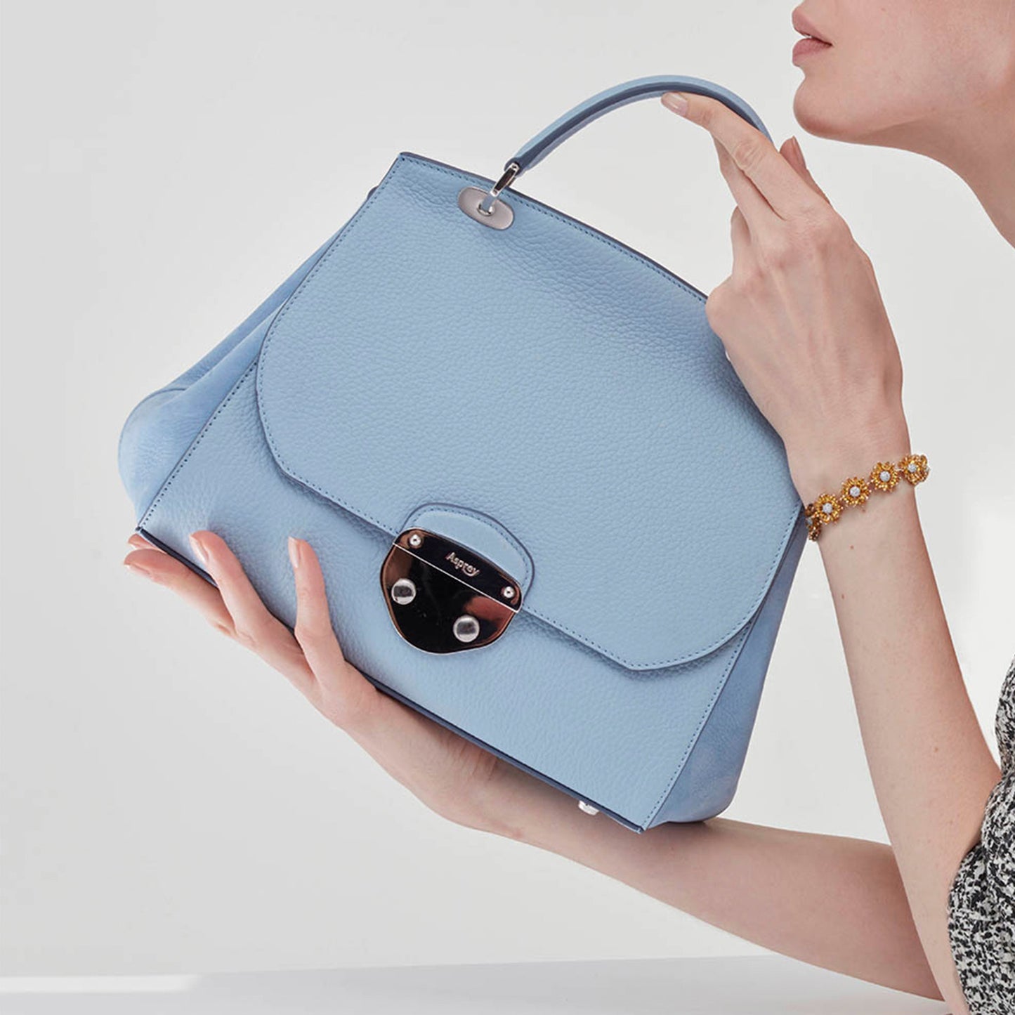 Belle Medium Handbag in Soft Grain Leather