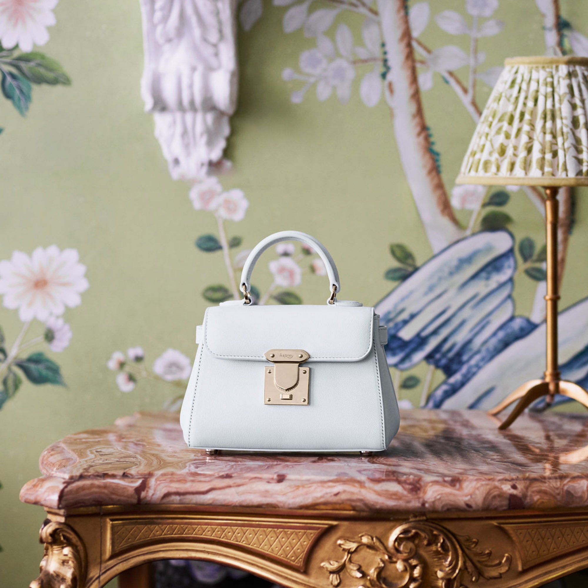 167 Micro Mini Handbag in Pebble Grain Leather | Asprey London