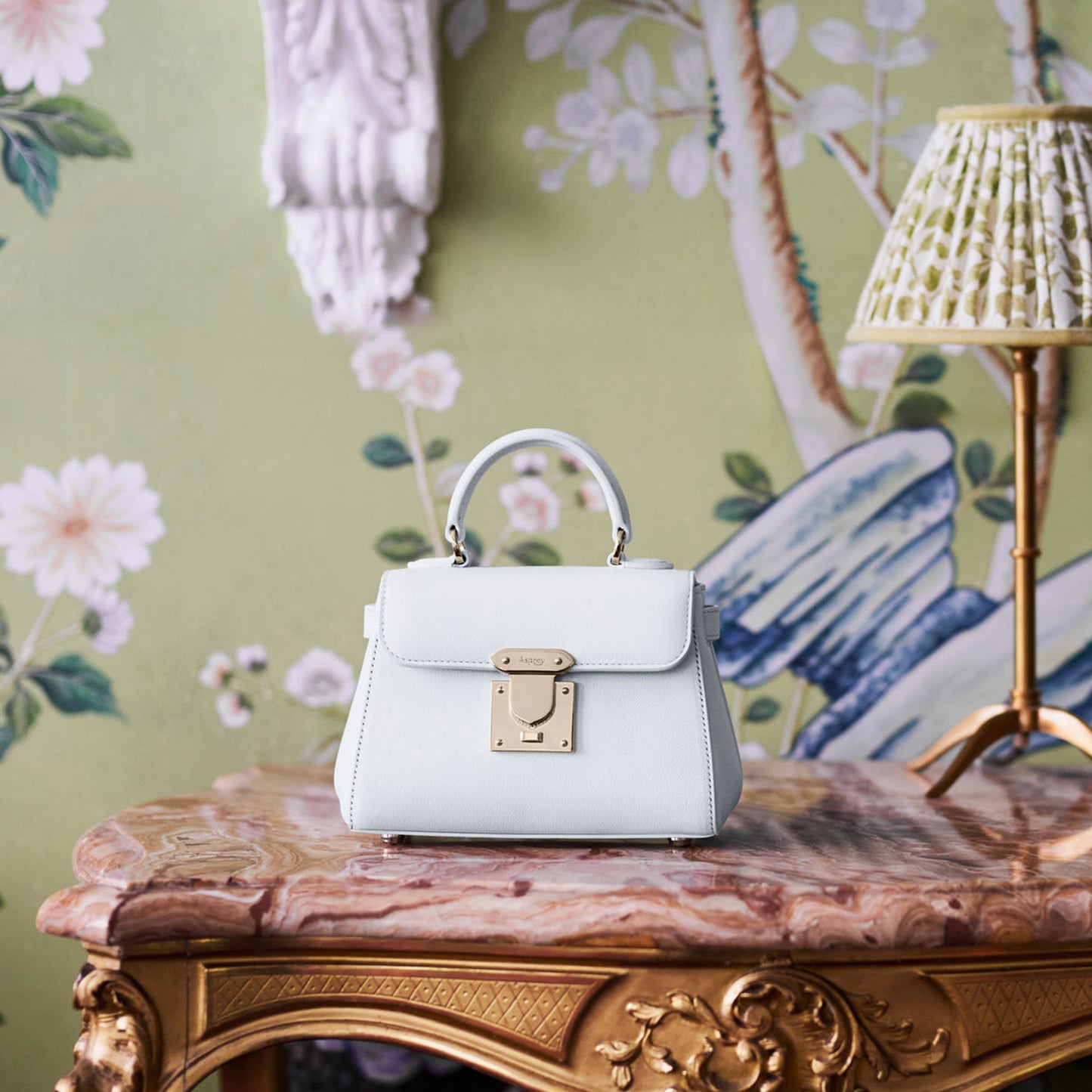 167 Micro Mini Handbag in Pebble Grain Leather