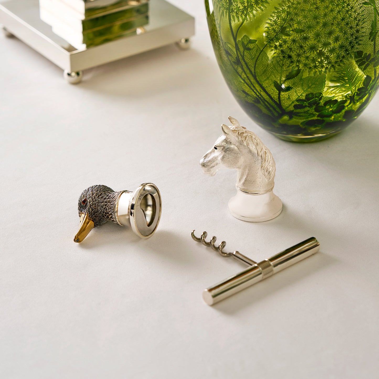 Horse Head Bottle Opener in Sterling Silver