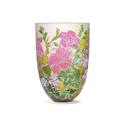 Mediterranean Hibiscus Vase