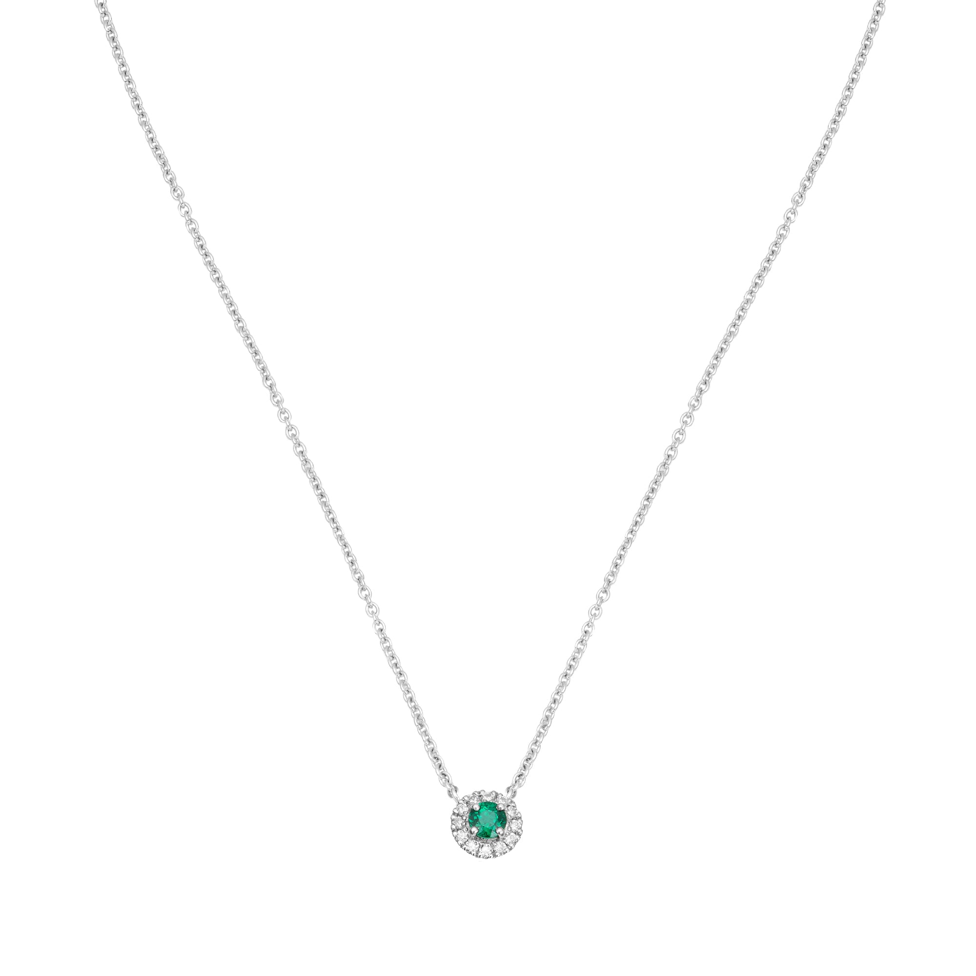 167 ボタン ペンダント (アメジストとダイヤモンド付き 18ct ローズ