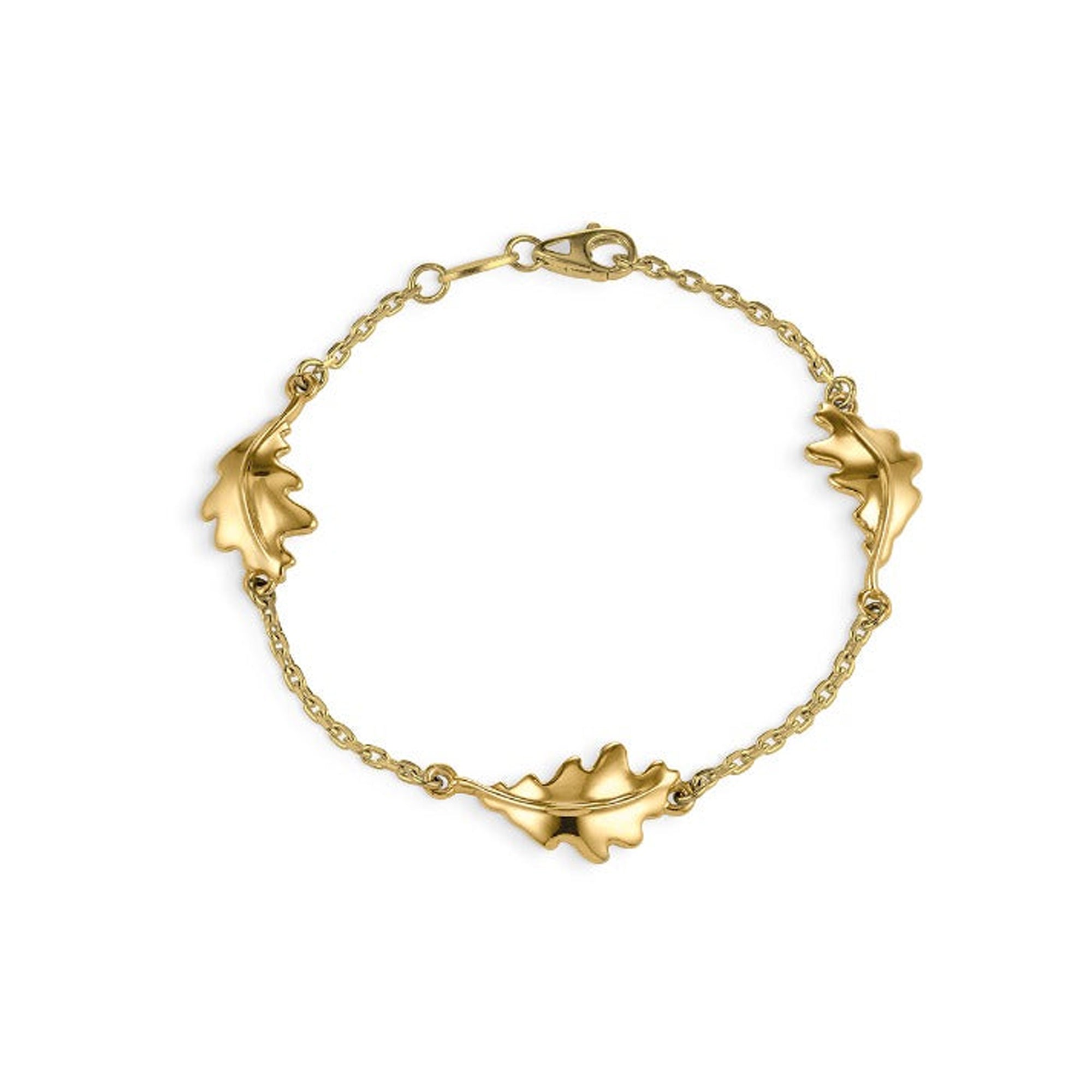 ウッドランド チャーム ブレスレット (18ct イエロー ゴールド