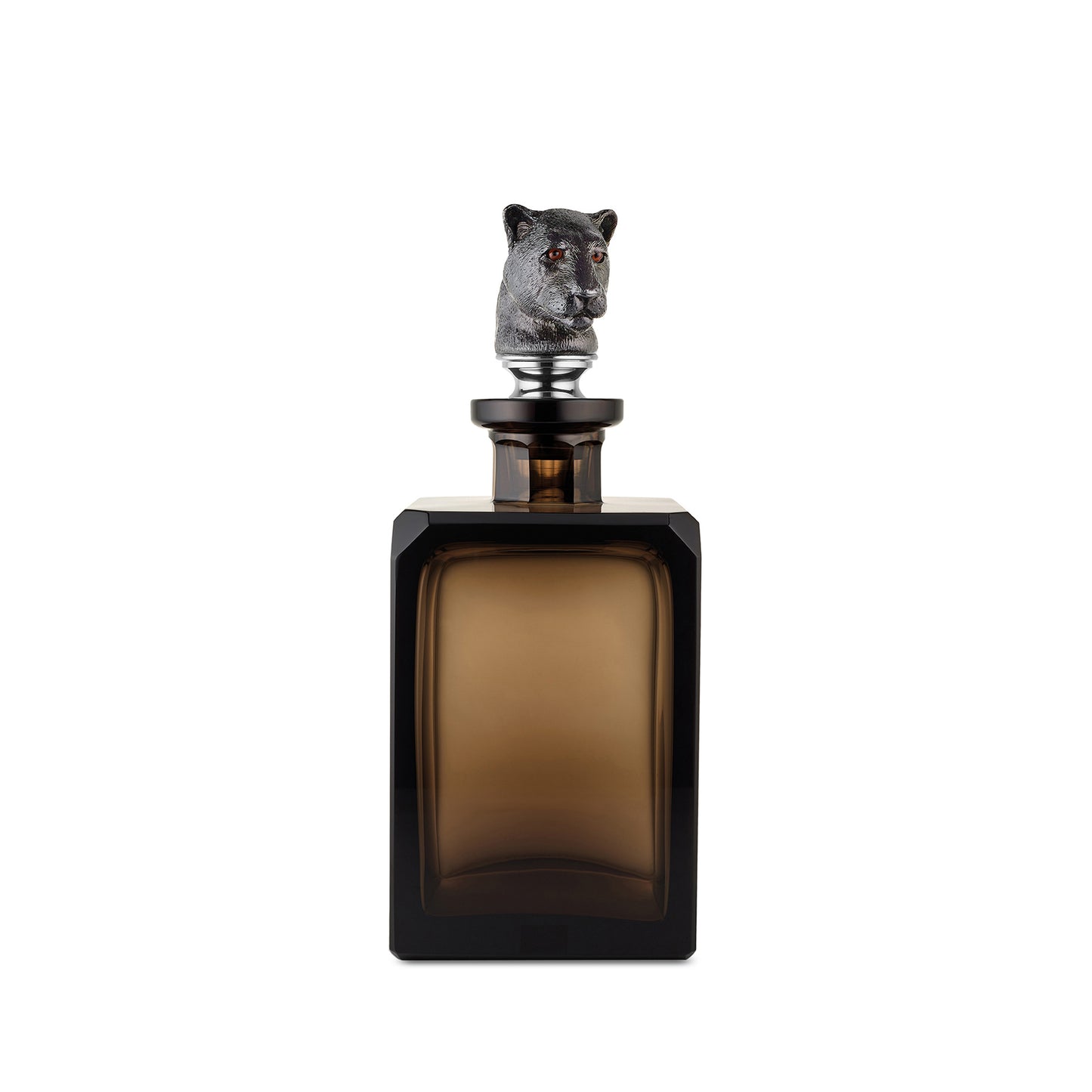 Panther Head Decanter