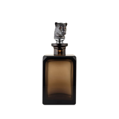 Panther Head Decanter