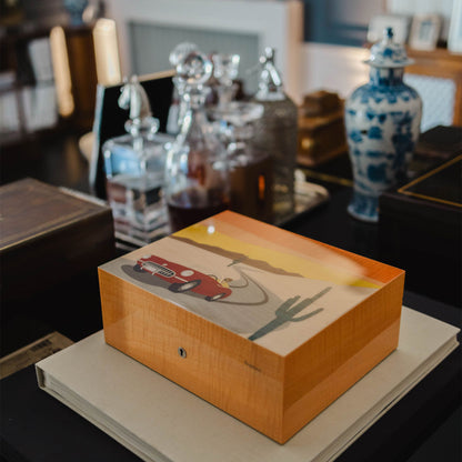 Route 66 Marquetry Humidor