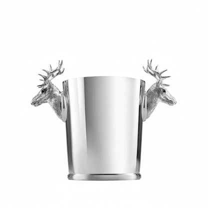 Stag Ice Bucket in Sterling Silver