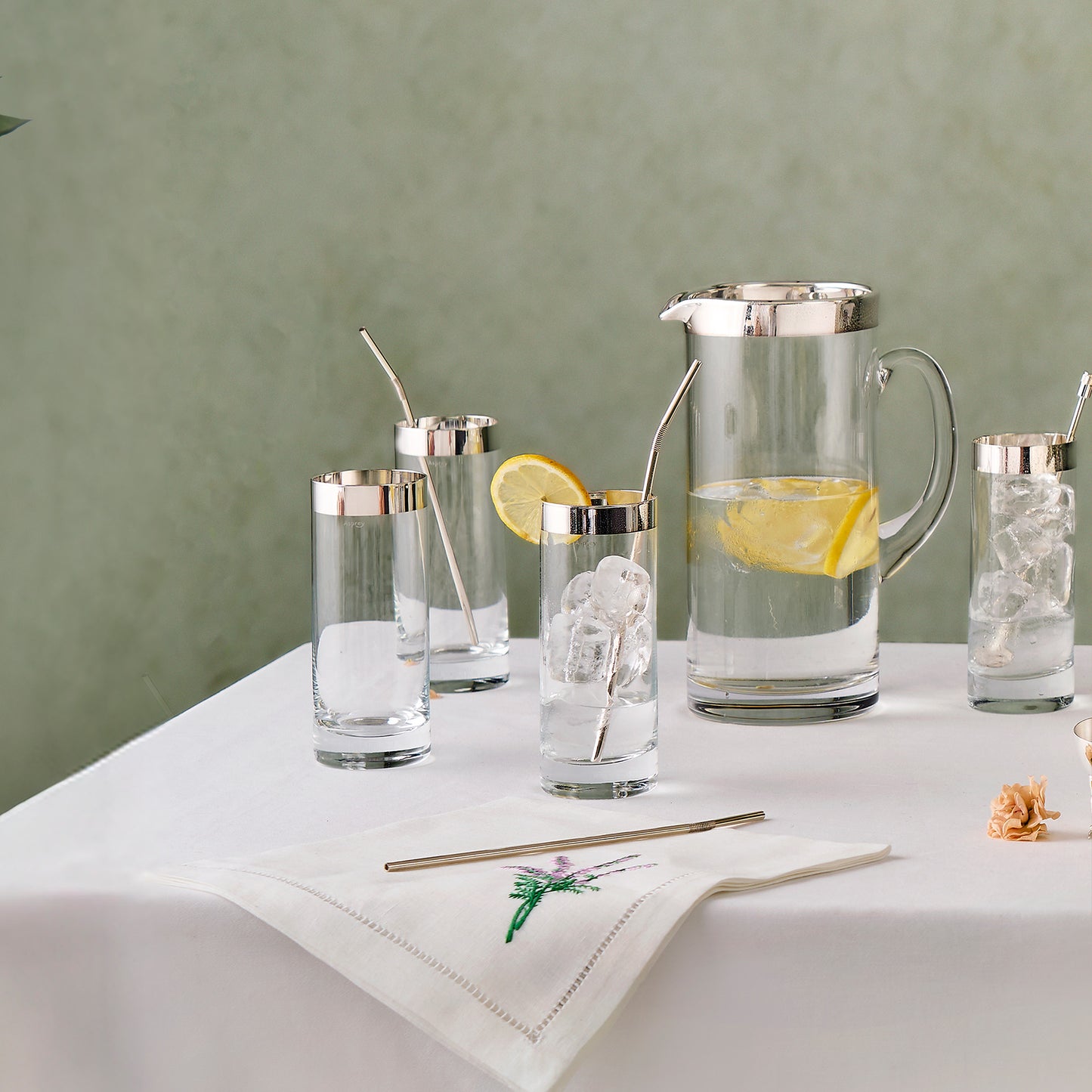 Drinking Straw in Sterling Silver