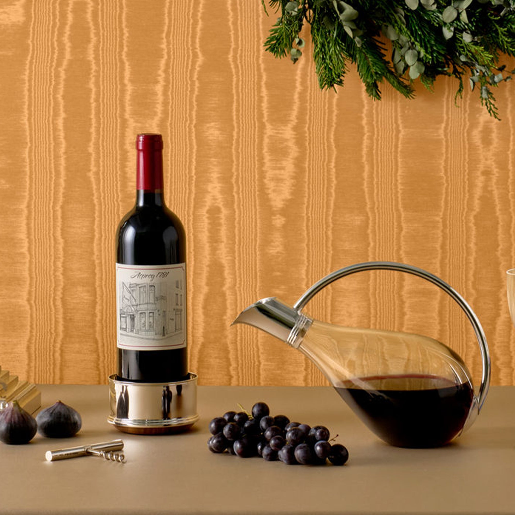 スターリングシルバーのクラシックワインコースター – Asprey London